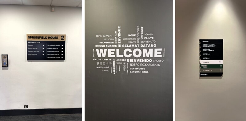 Wayfinding and Directory Signs